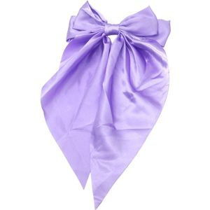 Paarse Haarstrik - grote haarstrik - 36x19 cm - haarclip – haaraccessoire - strik – feest outfit - carnaval