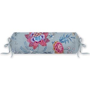 Sierkussen Pip Studio Flower Festival Rolkussen Blauw 