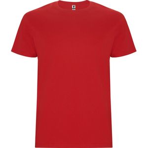 3 Pack T-shirt's unisex met korte mouwen 'Stafford' Rood - 4XL