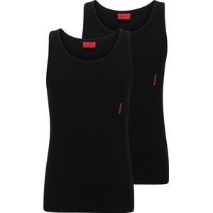 Hugo Boss Stretch Tanktops Slim Fit (2-Pack) - Heren Singlets - Zwart - Maat XL