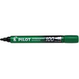 Pilot - Permanent Marker 100 - Groen - 1 stuks
