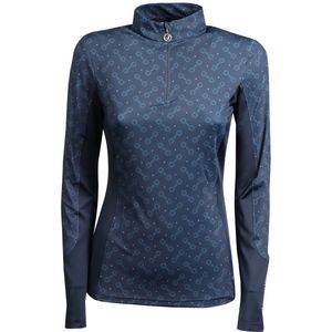 Harry's Horse Trainingsshirt Harry's Horse Just Ride Retro Donkerblauw - S