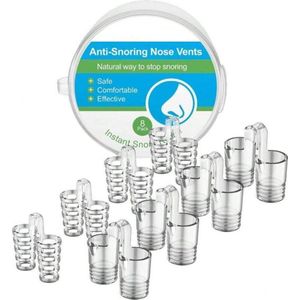 Anti Snurk - Anti Snurk Klemmetjes - Voor In De Neus - Neus Spreiders - Siliconen - 2 soorten - 8 stuks