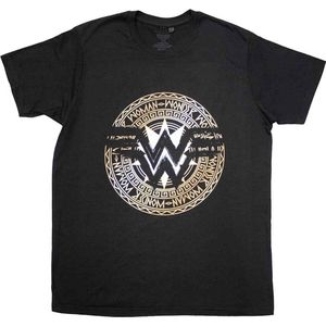 DC Comics Wonder Woman - Gold Circle Heren T-shirt - M - Zwart