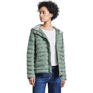 Dames Gewatteerde Jas met Afneembare Capuchon