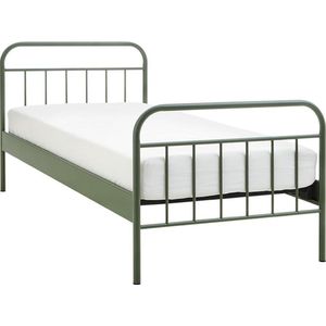 Beter Bed Alex Metalen Bedframe - Kinderbed - 90x200cm - Groen