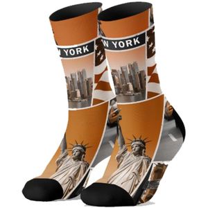 Sock My Feet - Grappige sokken heren - Maat 39-42 - Sock My NYC - New York sokken - Funny Socks - Vrolijke sokken - Leuke sokken - Fashion statement - Gekke sokken - Grappige cadeaus - Socks First.