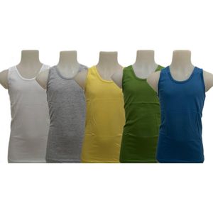 Embrator Jongens Hemdjes 5-stuks mix maat 128/134