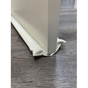 Tochtstopper - Dubbele Tochtrol - Beige - Luchtstopper - Wasbaar Hoesje