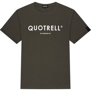 Quotrell - BASIC GARMENTS T-SHIRT - ARMY/WHITE - XXL