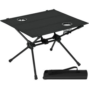 Draagbare Opvouwbare Campingtafel - Strandtafel - Picknicktafel Buiten - Oxford Stof - 63cm x 43cm x 56cm