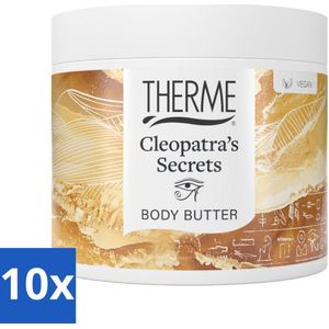 10 x Therme - Cleopatra's Secrets - Bodybutter - Hydraterend - Verzorgend - 225gr - Bodybutter - Hydraterend - Zachte Huid - Geur - Luxe Verzorging