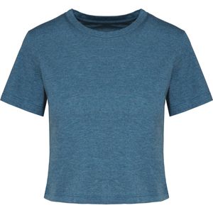 PROACT® Triblend dames croptop PA4022 - Duck Blue Heather - XS