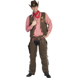 Verkleedpak cowboy man Wild West Wade Man 52-54 - Carnavalskleding