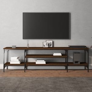 The Living Store Industriële Tv-kast - Hout - 161 x 35 x 45 cm