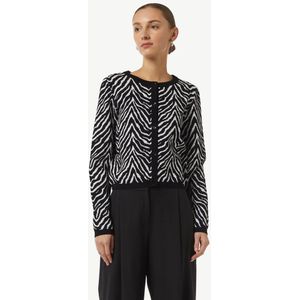 comma - Strickjacke - Dierenprint - Vest