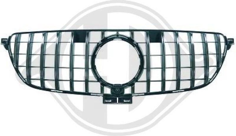 Diederichs - Radiateurgrille Inzet - Chroom/Zwart - HD Tuning - Voorzijde - GT-Optik