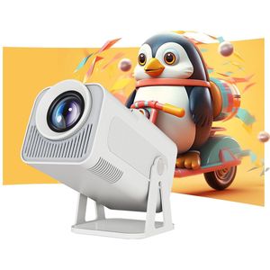 Azomor® Compacte Draagbare Projector met Android 13 en Spraakbesturing voor Thuisbioscoop