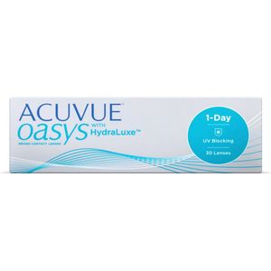 +4.75 - ACUVUE® OASYS 1-Day WITH HYDRALUXE - 30 pack - Daglenzen - BC 8.50 - Contactlenzen