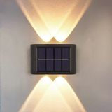 Solar Wandlamp 'Sasha' - 2 Stuks - Up Down Light - Wandlamp Op Zonne-energie - Sfeervol Warm Licht