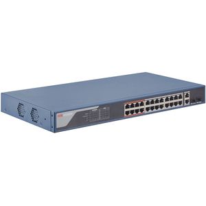Hikvision - DS-3E1326P-EI(B) Managed Switch - Cloudbeheer - 24 Poorten - 370 Watt PoE