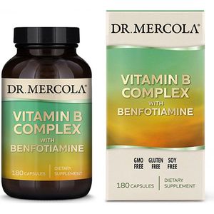 Dr. Mercola - Vitamin B Complex with Benfotiamine - 180 capsules