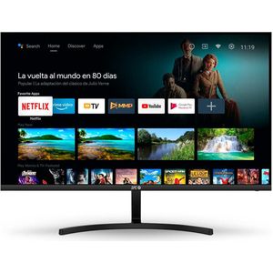 SPC Smart Monitor 24 - Monitor Android TV Full HD 24"", altoparlanti integrati, connettività mobile, ultrasottile, telecomando e accesso a contenuti in streaming (Netflix, Prime Video, YouTube)