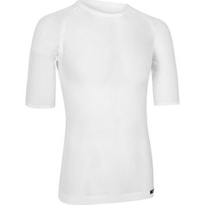 GripGrab - 3-Season Korte Mouw Fiets Base Layer Zweethemd Ondershirt - Wit - Unisex - Maat XS/S