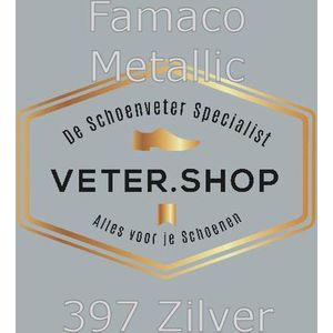 Famaco Creme de Beaute schoensmeer- 50ml - metallic zilver (397)