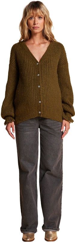 ENVIE DE FRAISE - Voedingstrui - Groen - Kabeltricot - Voor-/Achterkant