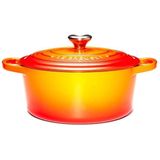 Le Creuset - Braadpan Signature - Oranjerood - Gietijzer - 5,3 liter