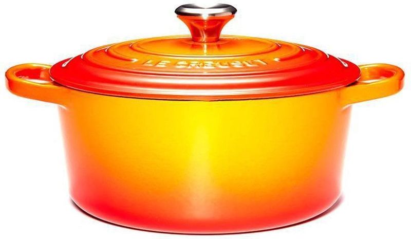 Le Creuset - Braadpan Signature - Oranjerood - Gietijzer - 5,3 liter
