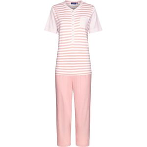Katoenen pyjama roze strepen - Roze - Maat - 50