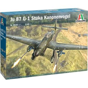 1:48 Italeri 2830 Junkers Ju 87 G-1 Stuka Kanonenvogel Plastic Modelbouwpakket
