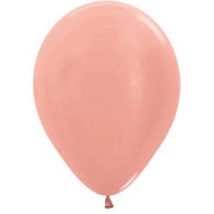 Ballonnen Sempertex metallic rosé goud 12,5 cm
