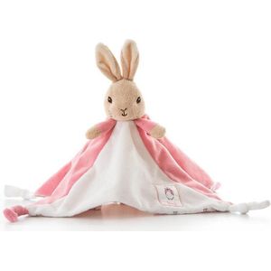 Peter Rabbit knuffeldoekje/tutje roze 30cm
