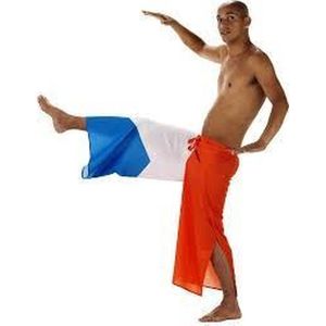 Capoeira Broek met Nederlandse vlag - one size