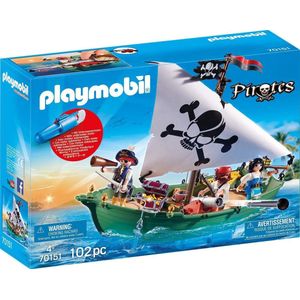 PLAYMOBIL  Piratenschuit met onderwatermotor - 70151