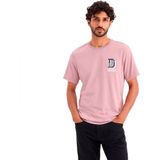 Dockers - Graphic Slim T-shirt - Roze - Korte Mouwen - Slim Fit