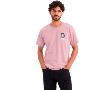 Dockers - Graphic Slim T-shirt - Roze - Korte Mouwen - Slim Fit