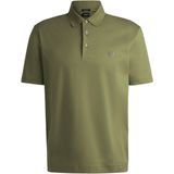 BOSS Parris regular fit heren polo, pique, groen