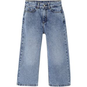 MorphologiK - Jeans Wijd - Middenblauw - Meisjes - Hoge Taille
