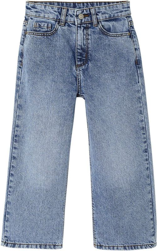 MorphologiK - Jeans Wijd - Middenblauw - Meisjes - Hoge Taille