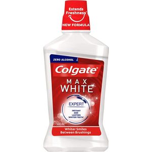 Colgate - Mondwater - Max White - Expert - Zero Alcohol - 500ml