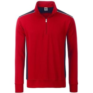 James and Nicholson Uniseks werkkleding Half-Zweetniveau 2 (Rood/Zwaar)