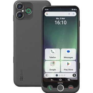 Senioren Smartphone met Oplaadstation en Noodknop - Eenvoudig in Gebruik en Compatibel met Hoortoestellen