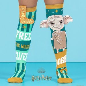 Harry Potter - Dobby - Kinder Sokken - Vrolijke Sokken - Hoge sokken One Size