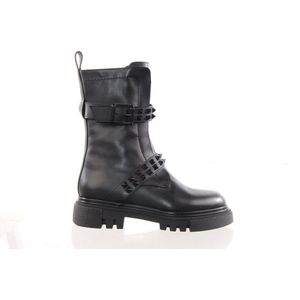 MAURY dames bikerboots - zwart