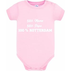 100 % Rotterdam Babyromper Meisje | Rompertje | Romper | Baby | Meisjesromper