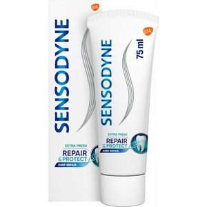 Sensodyne Tandpasta Repair & Protect Extra Fresh - 3 x 75 ml - Voordeelverpakking